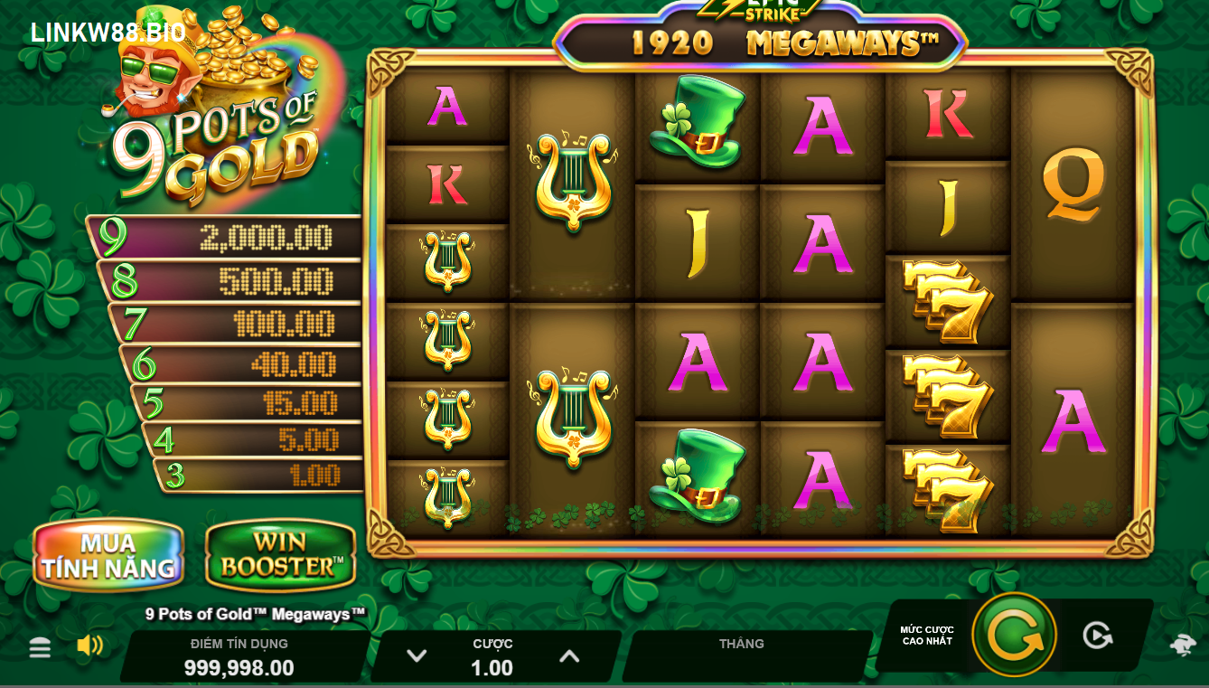 Tham gia chế độ chơi thử game slots W88